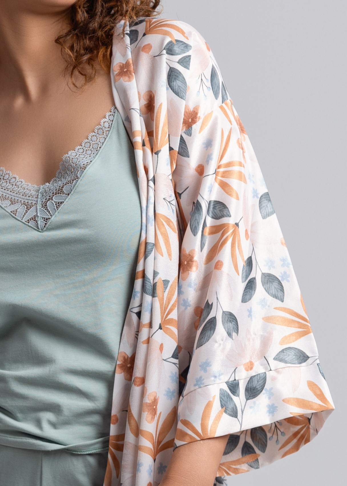 Kimono imprimé floral
